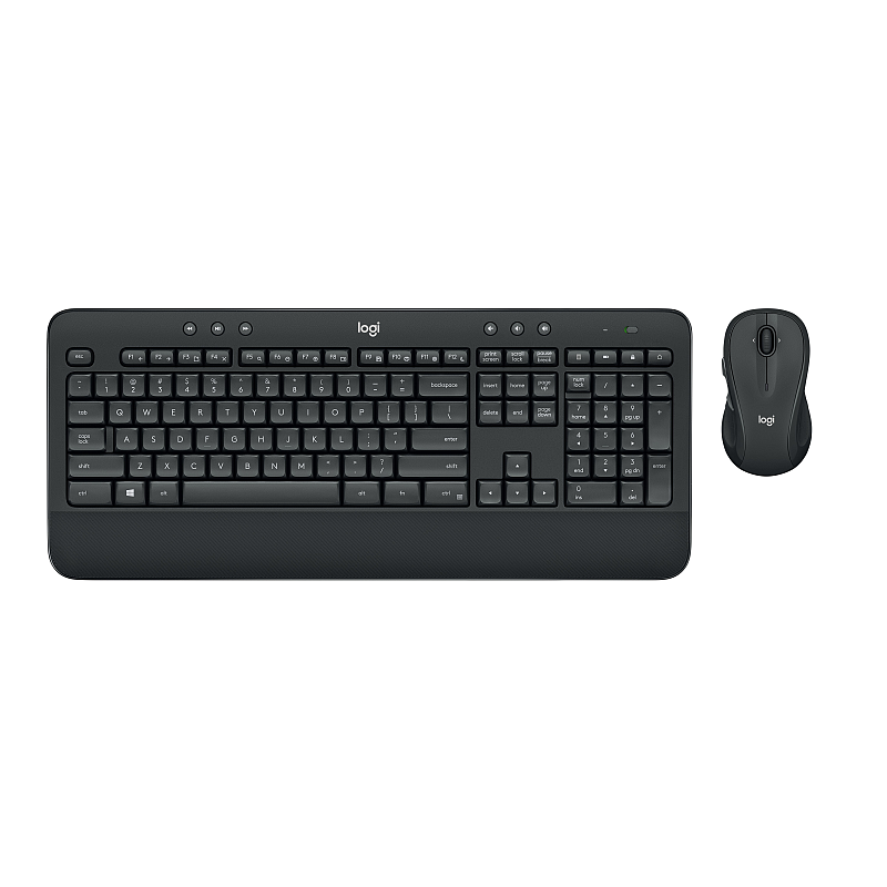 Logitech MK545 ADVANCED Wireless Keyboard and Mouse Combo Tastatur Maus enthalten Universal USB QWERTZ Deutsch Schwarz
