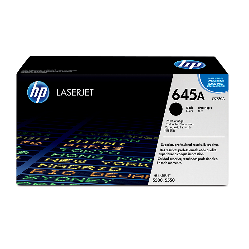 HP 645A Schwarz Original LaserJet Tonerkartusche