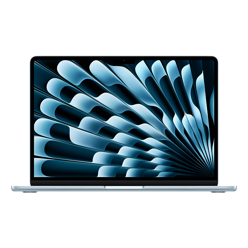 Apple MacBook Air Apple M M4 Laptop 34,5 cm (13.6") 16 GB 256 GB SSD Wi-Fi 6E (802.11ax) macOS Sequoia Blau
