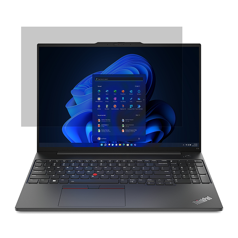 Lenovo 4XJ1U03939 Blickschutzfilter 40,6 cm (16") Laptop Rahmenloser Blickschutzfilter