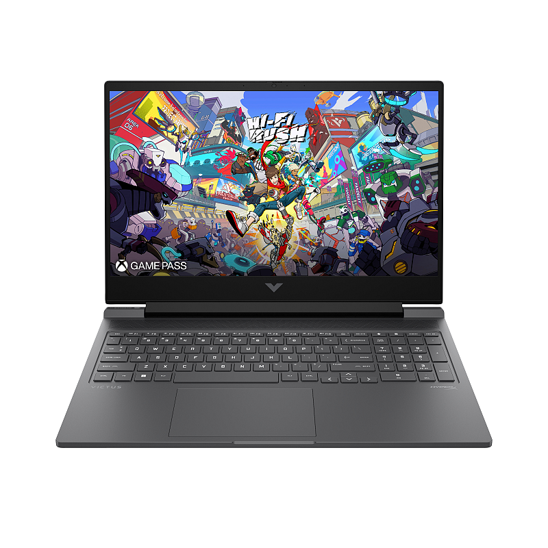 HP Victus Gaming Victus 16-s1277ng AMD Ryzen™ 7 8845HS Laptop 40,9 cm (16.1") Full HD 16 GB DDR5-SDRAM 1 TB SSD NVIDIA GeForce RTX 4070 Wi-Fi 6 (802.11ax) Windows 11 Home AI PC Schwarz