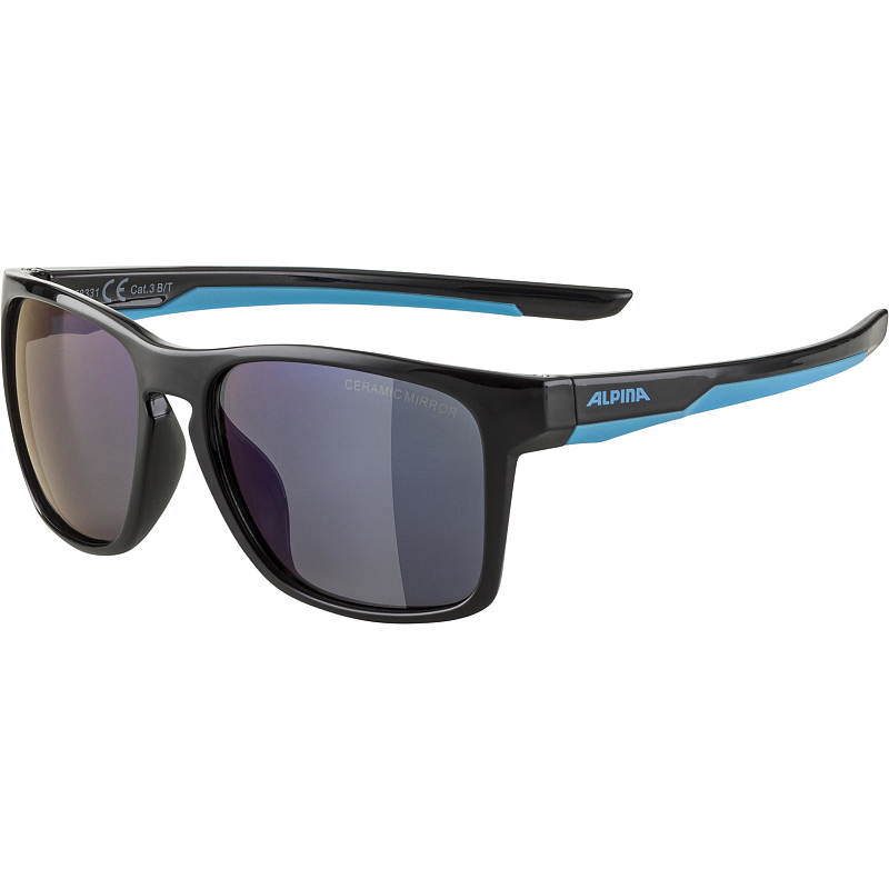 Alpina Sports Flexxy Cool Kids I Multisportbrille Junge/Mädchen Vollrand Schwarz, Blau