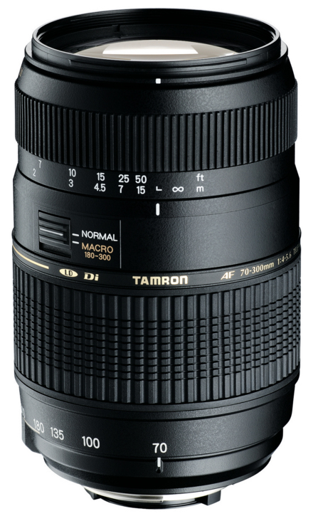 Tamron AF 70-300mm F/4-5.6 Di LD MACRO 1:2 SLR Telezoom-Objektiv Schwarz