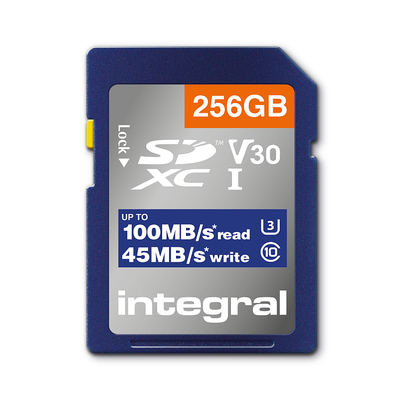 Integral INSDX256G-100V30 Speicherkarte 256 GB SD UHS-I