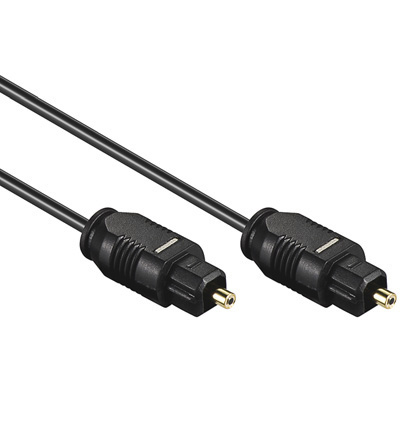 Alcasa AO-44015 Audio-Kabel 1,5 m Toslink Schwarz