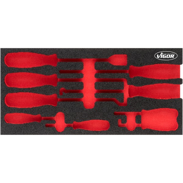 Vigor V5070-L Zubehör für Aufbewahrungsbox Schwarz, Rot Teiler-Set