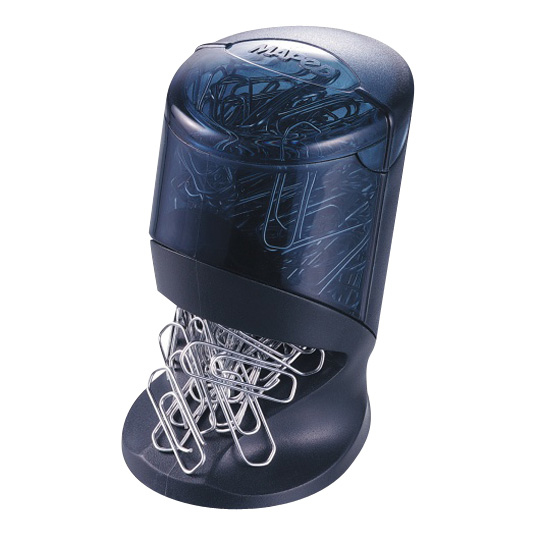 Maped 537500 Büroklammerspender Schwarz, Blau Kunststoff