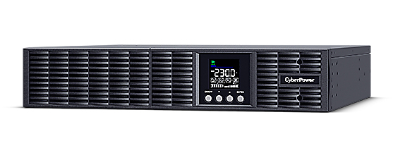 CyberPower OLS3000ERT2UA Doppelwandler Online USV 3000VA/2700W Tower/Rack 2U, ECO Mode, LCD, USB, Expansion Port für opt. Netzwerkkarten, Anschluss f. opt. Batterieerweiterung inkl. 19" Railkit