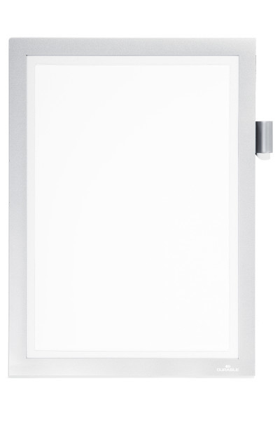Durable duraframe magnetisch kader Note A4, zilver Schreibtischunterlage Silber