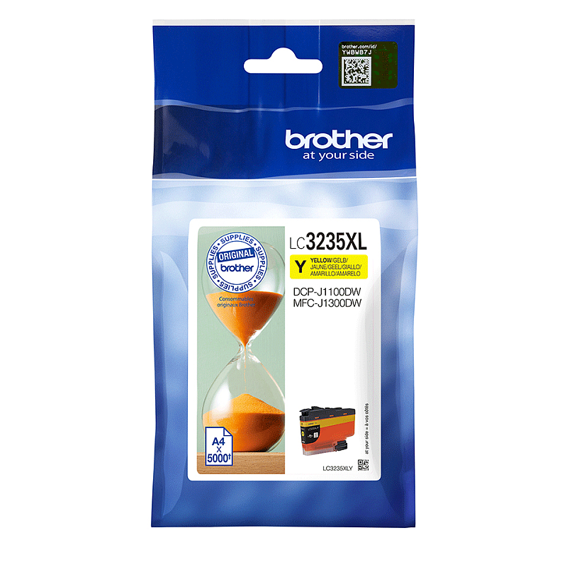 Brother LC3235XLY Druckerpatrone 1 Stück(e) Original Hohe (XL-) Ausbeute Gelb
