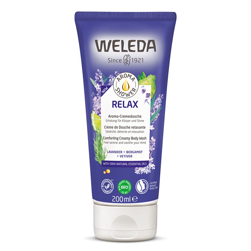 Weleda 6756X9 Duschgel/Waschlotion 200 ml Duschcreme Unisex Körper