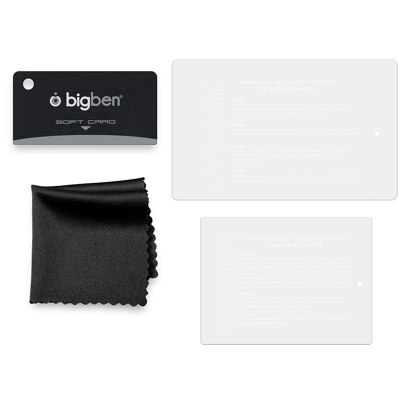 Bigben Interactive N3DSPROTECTKIT Spielkonsolenteil/-zubehör Displayschutz