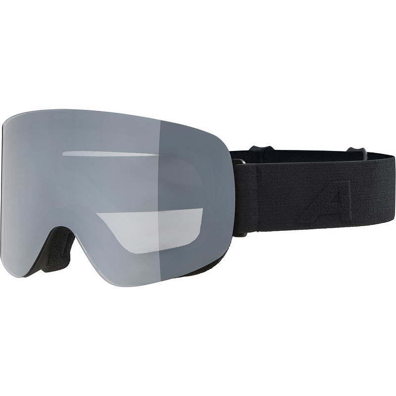 Alpina Penken Wintersportbrille Schwarz Unisex Spiegel Zylindrische (flache) Linse