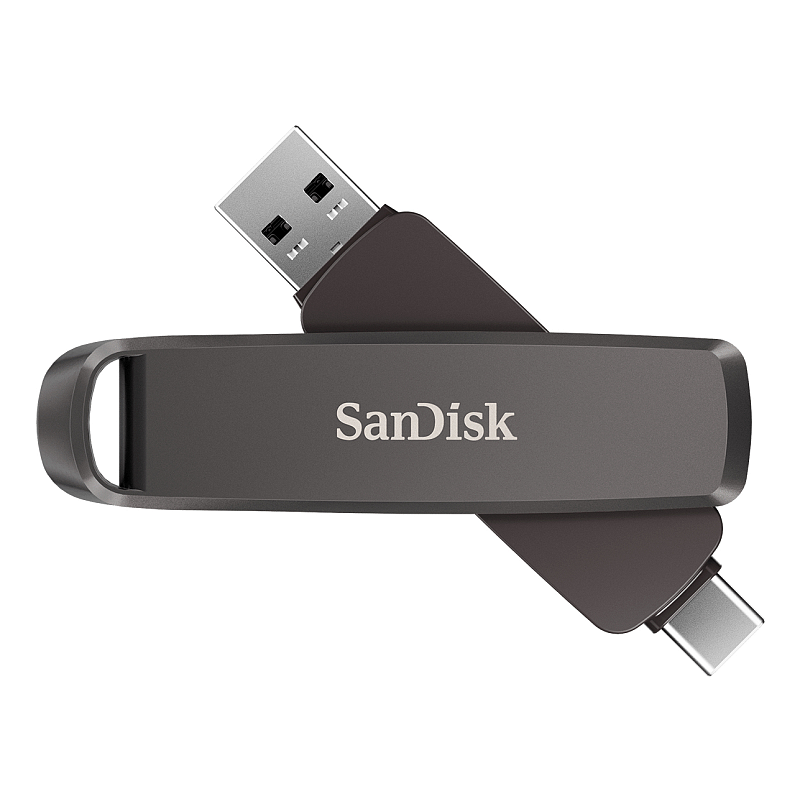 SanDisk Extreme PRO USB-Stick 256 GB USB Type-C/USB Type-A 3.2 Gen 2 (3.1 Gen 2) Schwarz