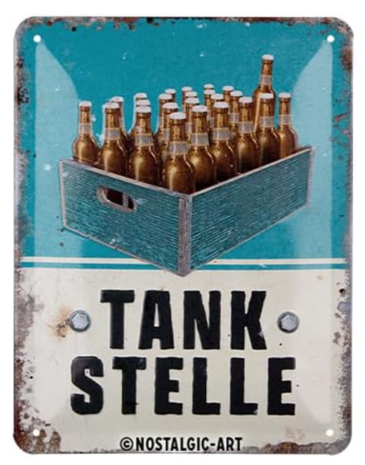 Nostalgic Art 45104979 Dekoratives Schild & Tafel für drinnen Metall Mehrfarbig