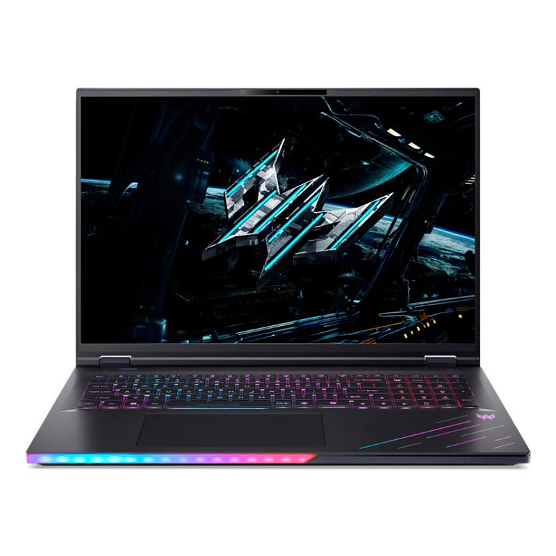 Acer Predator PH18-73 Intel Core Ultra 9 275HX Laptop 45,7 cm (18") WQXGA 64 GB DDR5-SDRAM 4 TB SSD NVIDIA GeForce RTX 5080 Wi-Fi 7 (802.11be) Windows 11 Pro Deutsch Schwarz