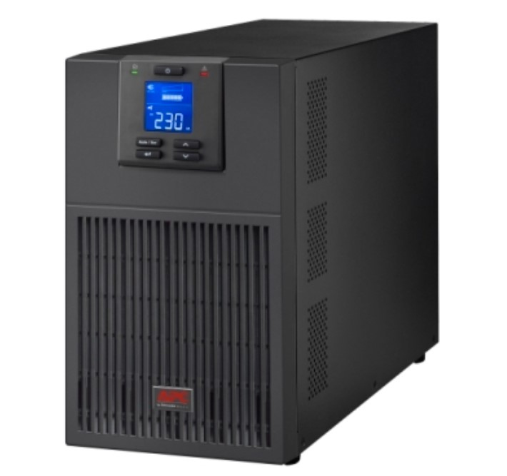 APC Easy UPS On-Line, 3kVA/2700W, Tower, 230V, 6x IEC C13 + 1x IEC C19 Ausgänge, Intelligenter Kartensteckplatz, LCD