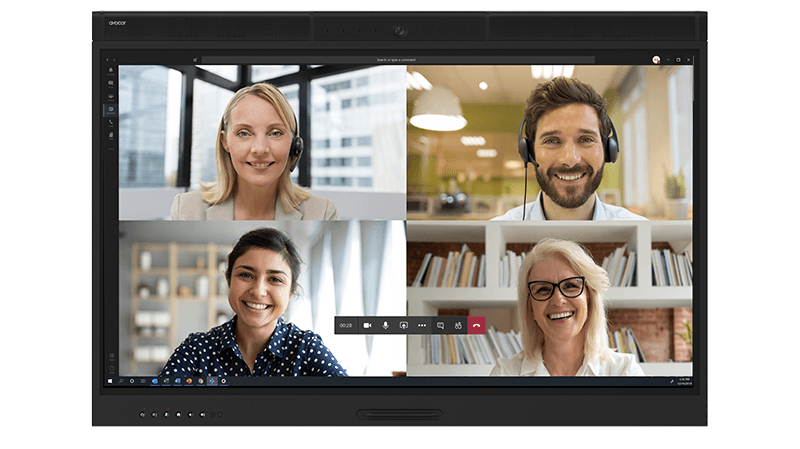 Avocor W series W5555 Interaktives Whiteboard 139,7 cm (55") 3840 x 2160 Pixel Touchscreen Schwarz