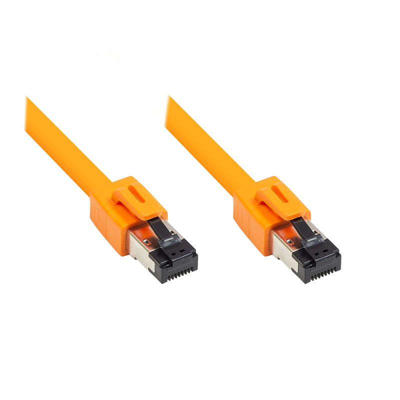 Alcasa 8080-020O Netzwerkkabel Orange 2 m Cat8.1 S/FTP (S-STP)