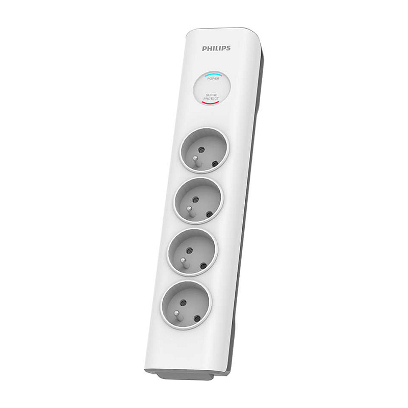 Philips SPN7040WA/60 Spannungsschutz Weiß 4 AC-Ausgänge 2 m