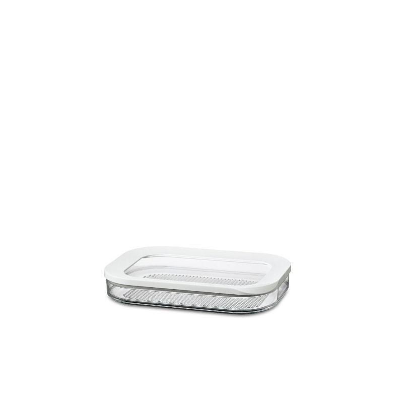 Rosti Mepal 106937030600 Lebensmittelaufbewahrungsbehälter Rechteckig Box 0,55 l Transparent, Weiß 1 Stück(e)