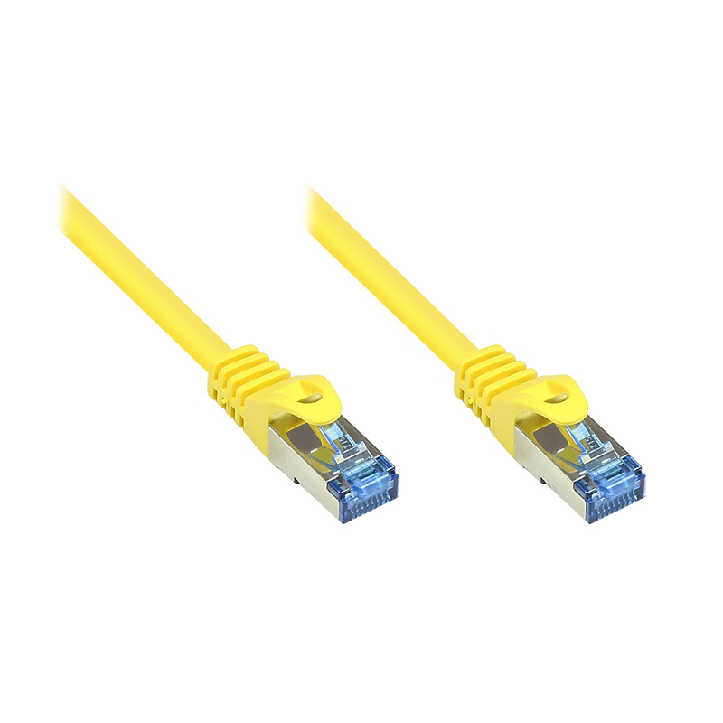 Kabelmeister SO-31480 Netzwerkkabel Gelb 5 m Cat6a SF/UTP (S-FTP)