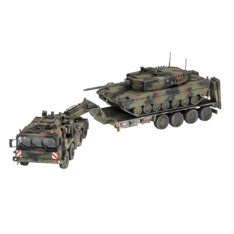 Revell SLT 50-3 "Elefant" + Leopard 2A4 Tank model Montagesatz 1:72
