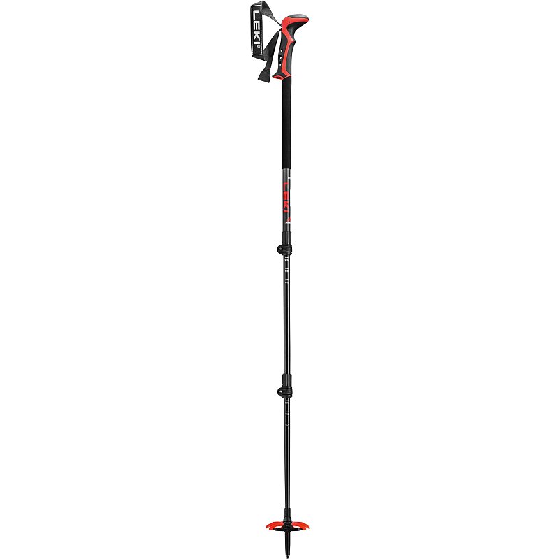 LEKI Haute Route 3 Skistock 150 cm Anthrazit, Rot Aluminium