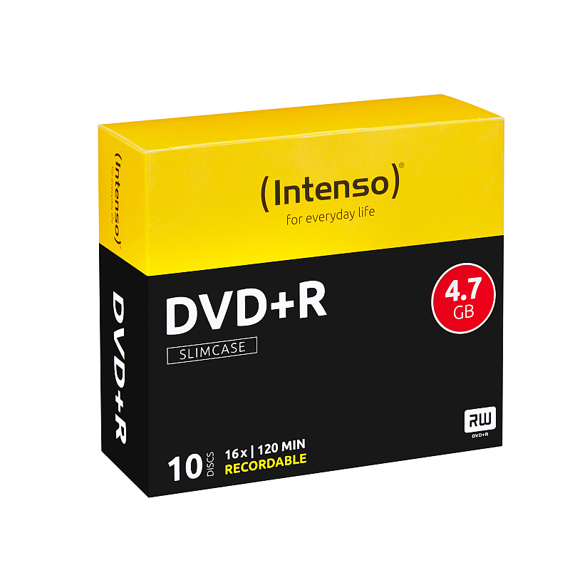 Intenso DVD+R 4.7 GB 16x 4,7 GB 10 Stück(e)