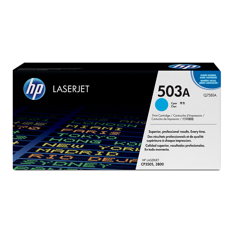 HP 503A Cyan Original LaserJet Tonerkartusche