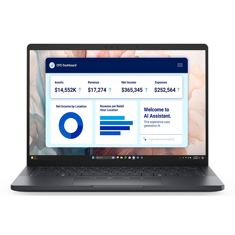 DELL Pro 13 Premium PA13250 Copilot+ PC Intel Core Ultra 7 266V Laptop 33,8 cm (13.3") Full HD+ 16 GB LPDDR5x-SDRAM 512 GB SSD Wi-Fi 7 (802.11be) Windows 11 Pro Deutsch Schwarz