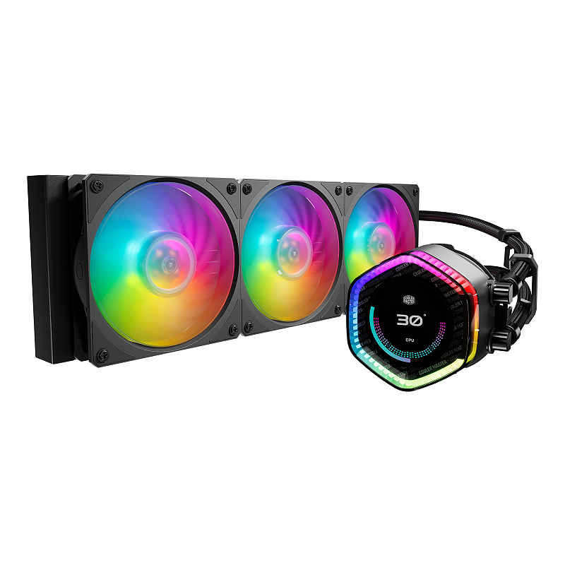 Cooler Master MasterLiquid 360 ION Prozessor All-in-One-Flüssigkeitskühler 12 cm Schwarz 1 Stück(e)