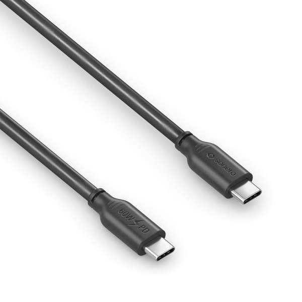 sonero SPC-U200-030 USB Kabel USB 2.0 3 m USB C Schwarz