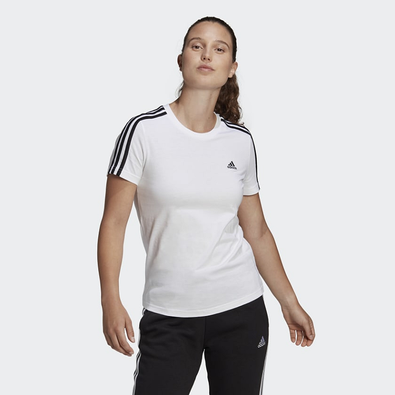 Adidas GL0783 T-Shirt Rundhals Kurzärmel Baumwolle