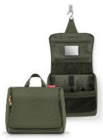 Reisenthel WO5054 Kulturtasche/Kosmetikkoffer Kulturbeutel 4 l Polyester Grün