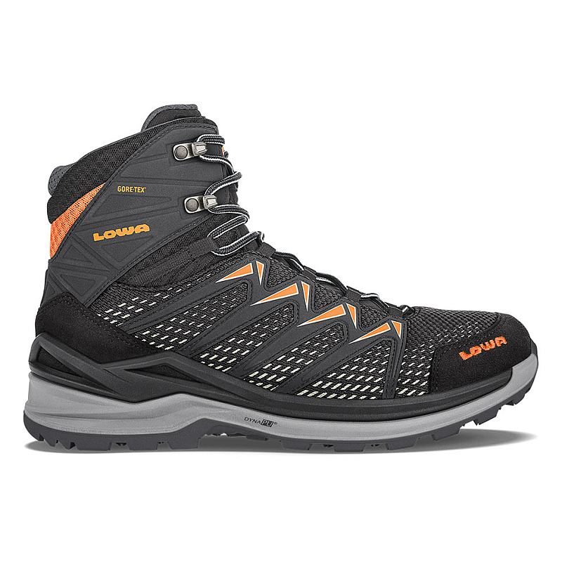 LOWA Innox Pro GTX Mid Männlich Erwachsener Schwarz, Orange