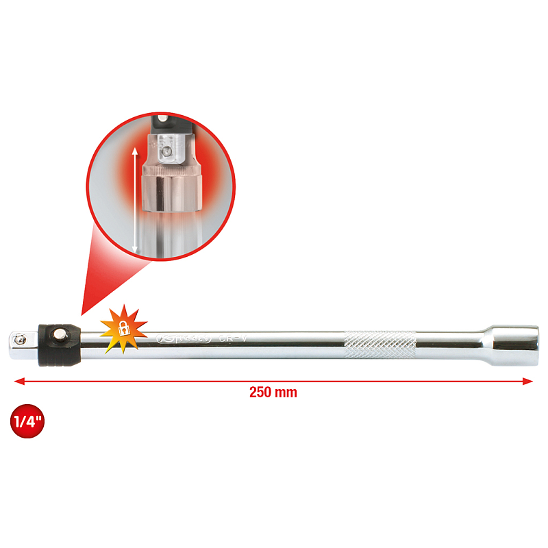 KS Tools 919.1406 Schraubenschlüsseladapter/-erweiterung 1 Stück(e) Verlängerungsstange