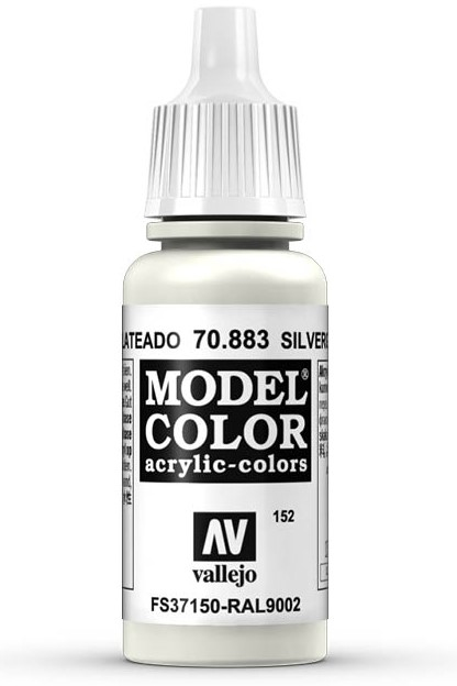 Vallejo 70.883 Acrylfarbe 17 ml Silber Flasche