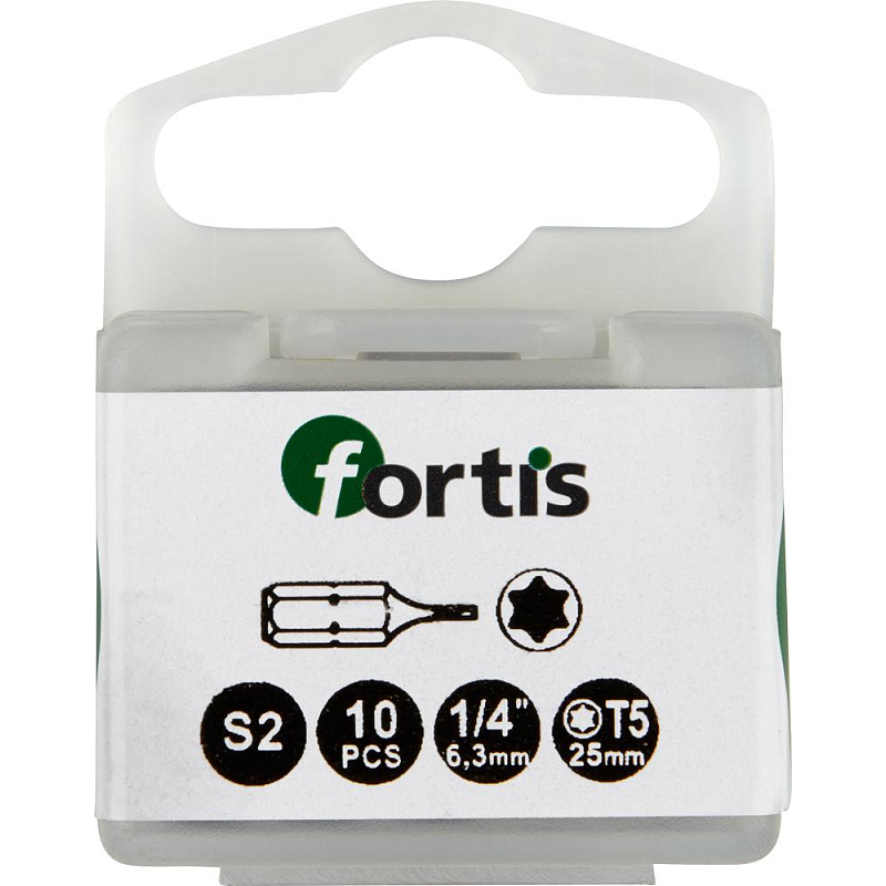 Fortis 4317784775458 Schraubenziehereinsatz 10 Stück(e)