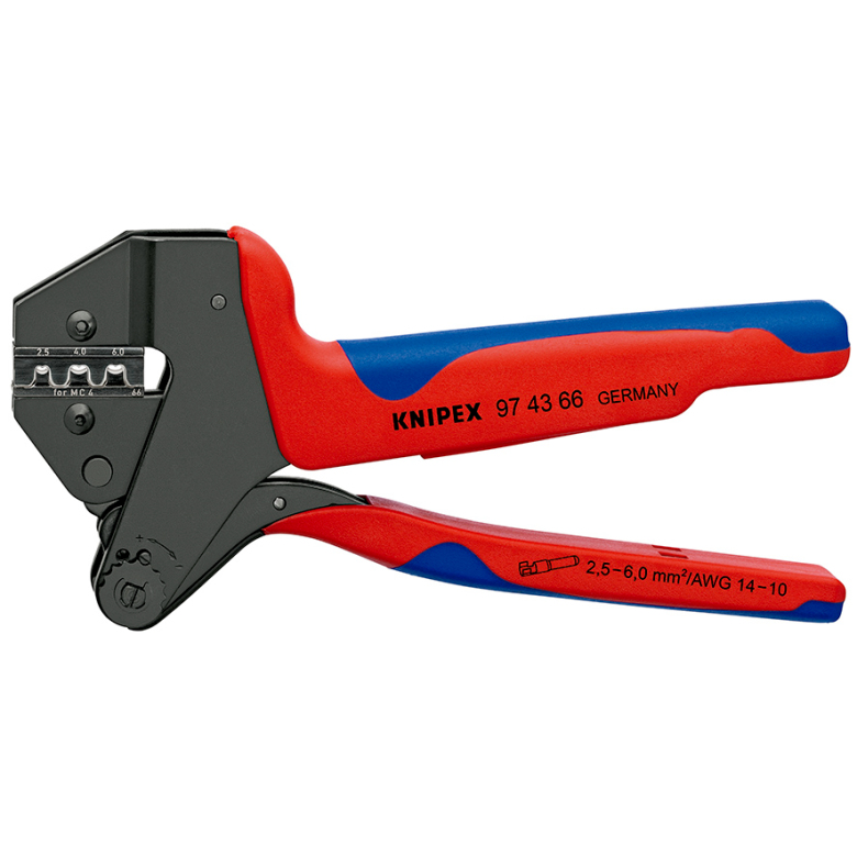 Knipex 97 43 66 Kabel-Crimper Crimpwerkzeug Mehrfarbig