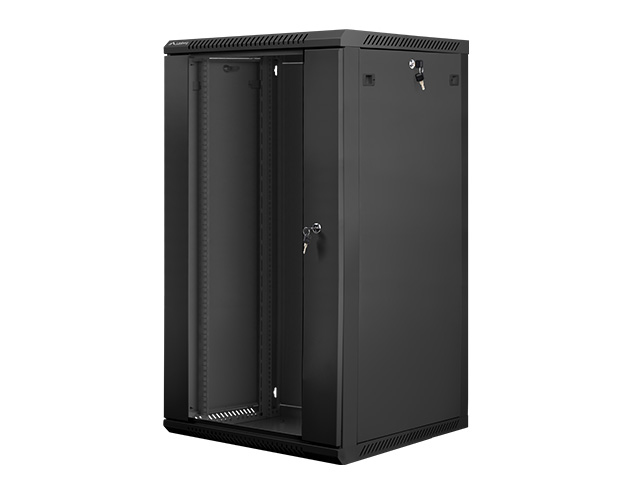 Lanberg WF01-6622-10B Rack 22U Wandmontiertes Regal Schwarz