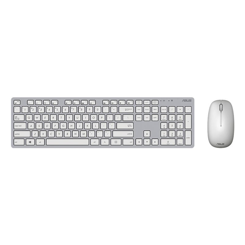 ASUS W5000 Tastatur Maus enthalten Büro RF Wireless QWERTZ Deutsch Grau, Weiß