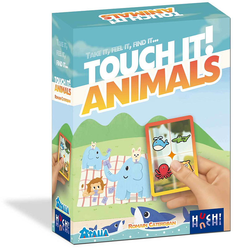 HUCH! TOUCH IT Animals Kartenspiel Familie
