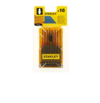 Stanley STA28050-XJ Sägeblatt für Stichsägen, Laubsägen & elektrische Sägen Stichsägeblatt Hochgeschwindigkeitsstahl (HSS) 10 Stück(e)