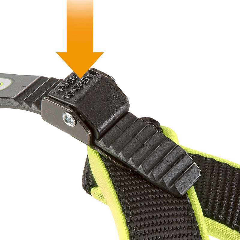 Ferplast Agila Fluo Schwarz, Gelb Nylon Hund Westengeschirr