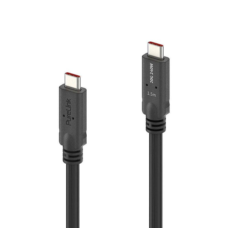 PureLink PI6500-015 USB Kabel USB4 Gen 2x2 1,5 m USB C Schwarz