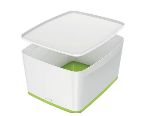 Leitz 52161054 Aufbewahrungsbox Rechteckig Kunststoff Grün, Weiß