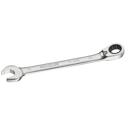 Stanley FMMT13088-0 Ratschenschlüssel Chrom-Vanadium-Stahl 15 mm 1 Stück(e) Edelstahl