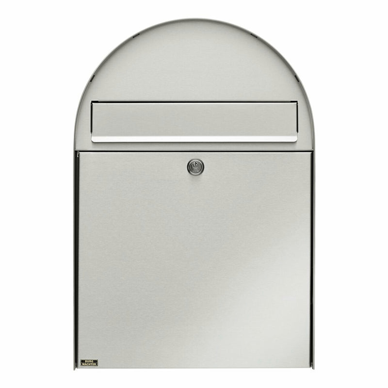 BURG-WÄCHTER Nordic 3780 NI Briefkasten Edelstahl Wandmontierter Briefkasten