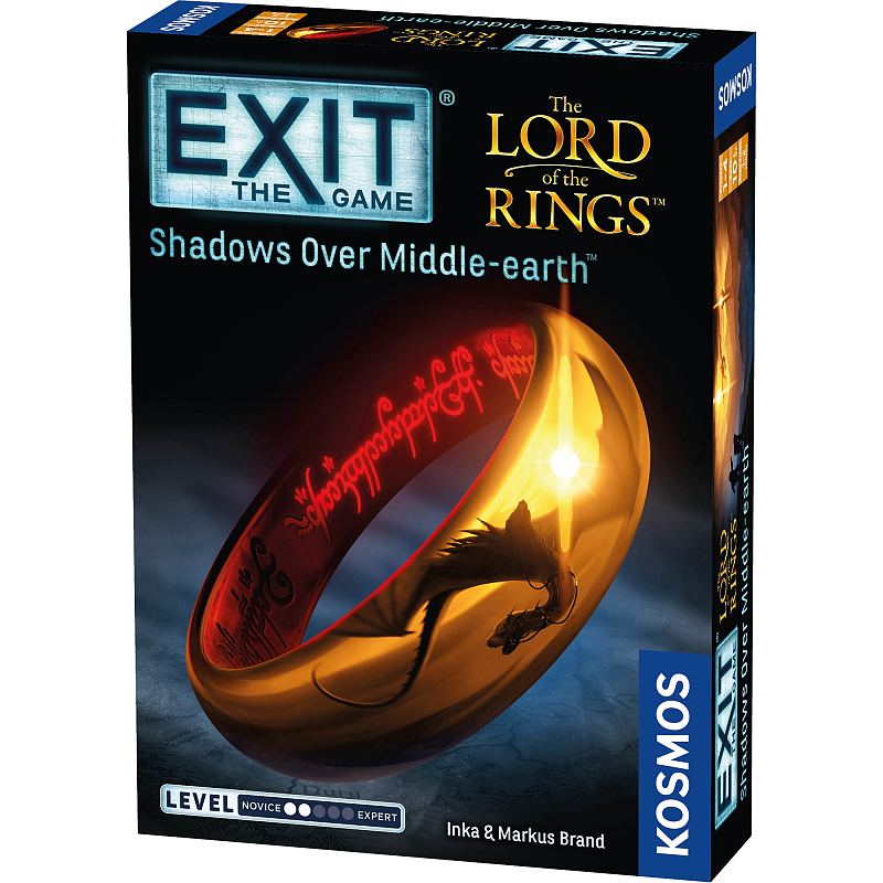 Thames & Kosmos EXIT: The Lord of the Rings - Shadows Over Middle-earth Brettspiel Detektiv